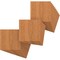 Ekena Millwork 11 3/4W x 11 3/4H x 3/8T Wood Hobby Boards, Cherry, 25PK HBW12X12X375DCH - alternate 1